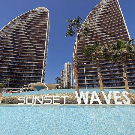 Lujoso Apartamento con Vista al Mar - SUNSET WAVES Benidorm Exterior foto