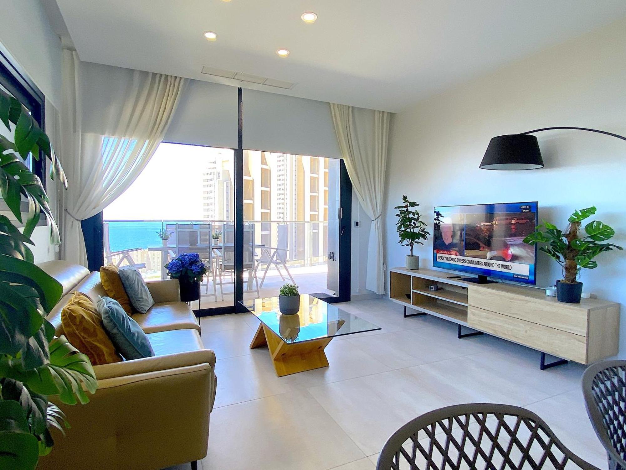 Lujoso Apartamento con Vista al Mar - SUNSET WAVES Benidorm Exterior foto