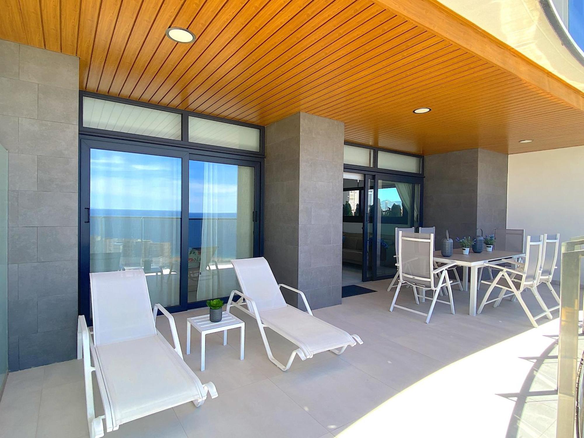 Lujoso Apartamento con Vista al Mar - SUNSET WAVES Benidorm Exterior foto