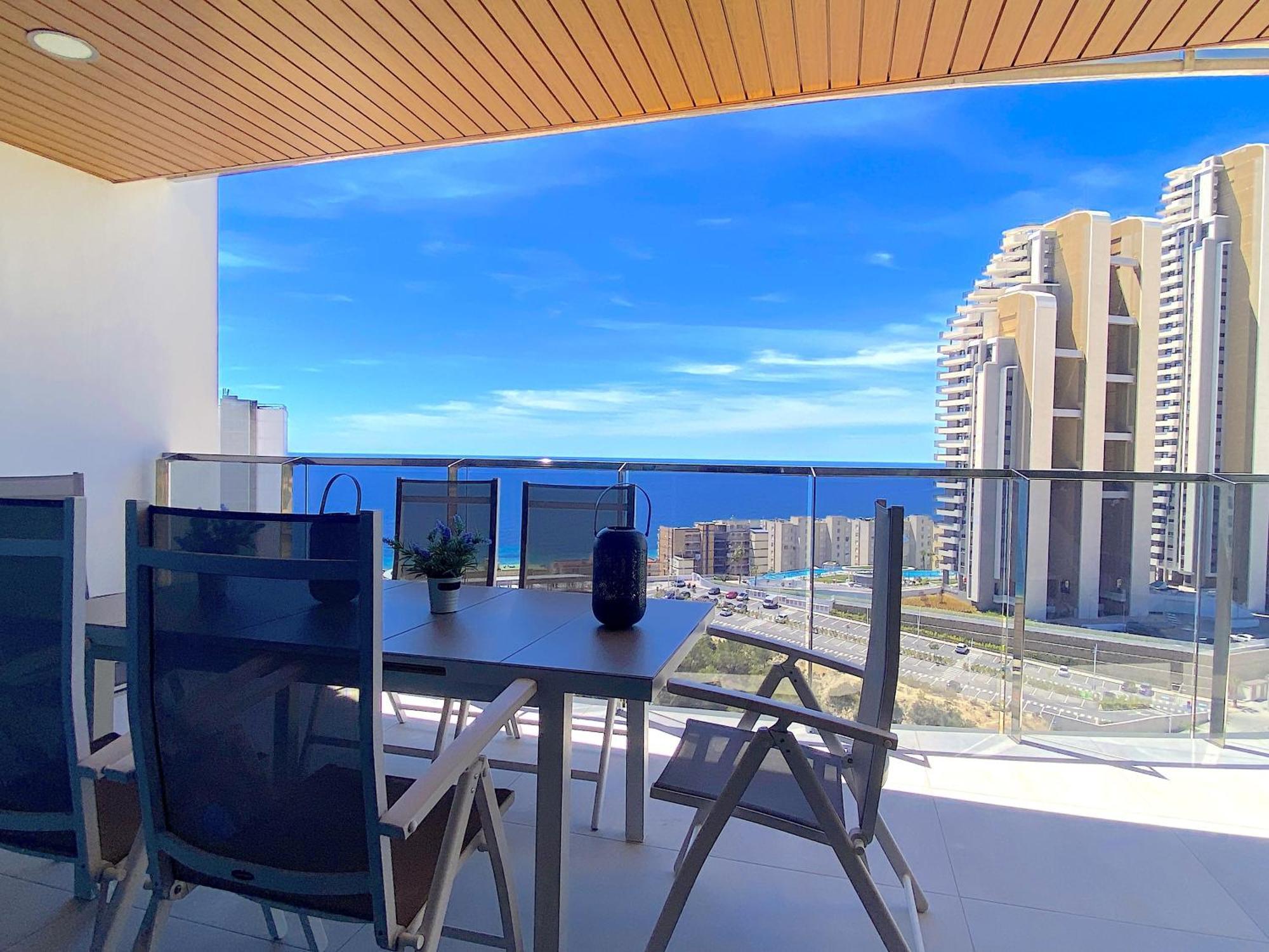 Lujoso Apartamento con Vista al Mar - SUNSET WAVES Benidorm Exterior foto