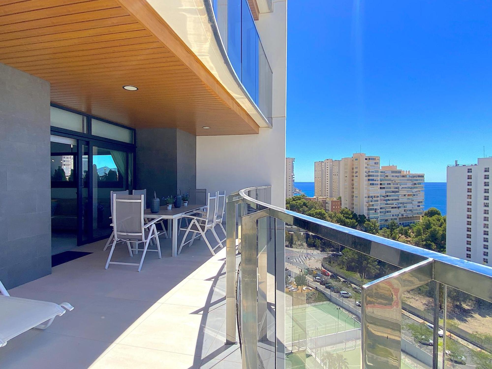 Lujoso Apartamento con Vista al Mar - SUNSET WAVES Benidorm Exterior foto