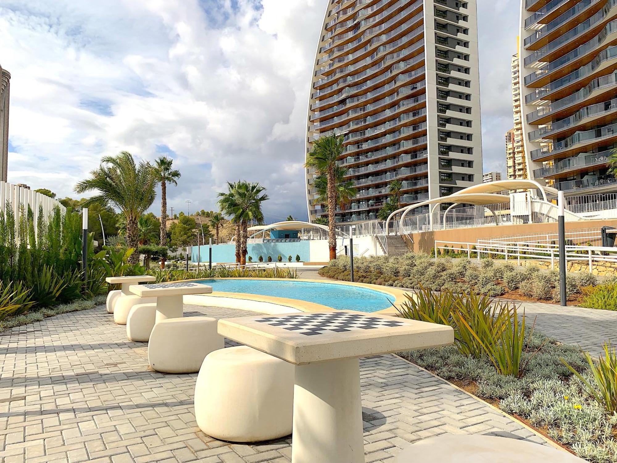 Lujoso Apartamento con Vista al Mar - SUNSET WAVES Benidorm Exterior foto